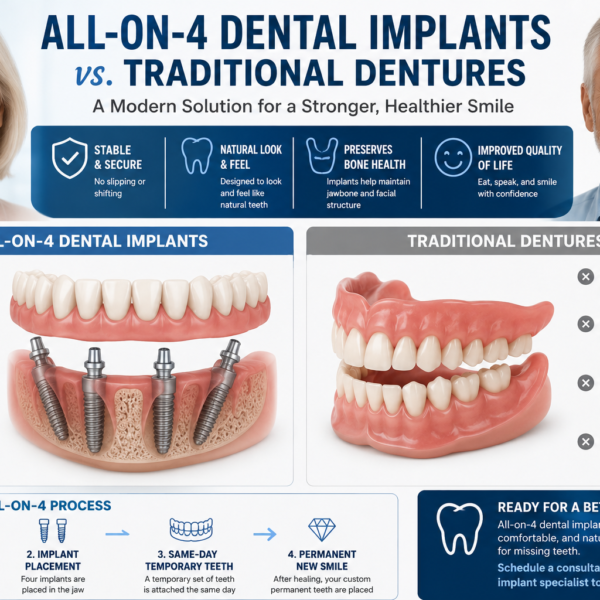 All-on-4 dental implants