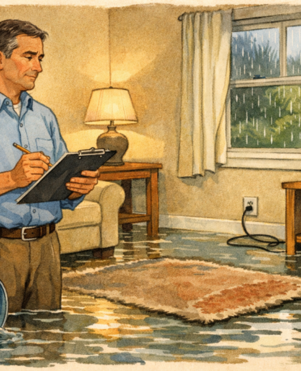 what to do after water damage