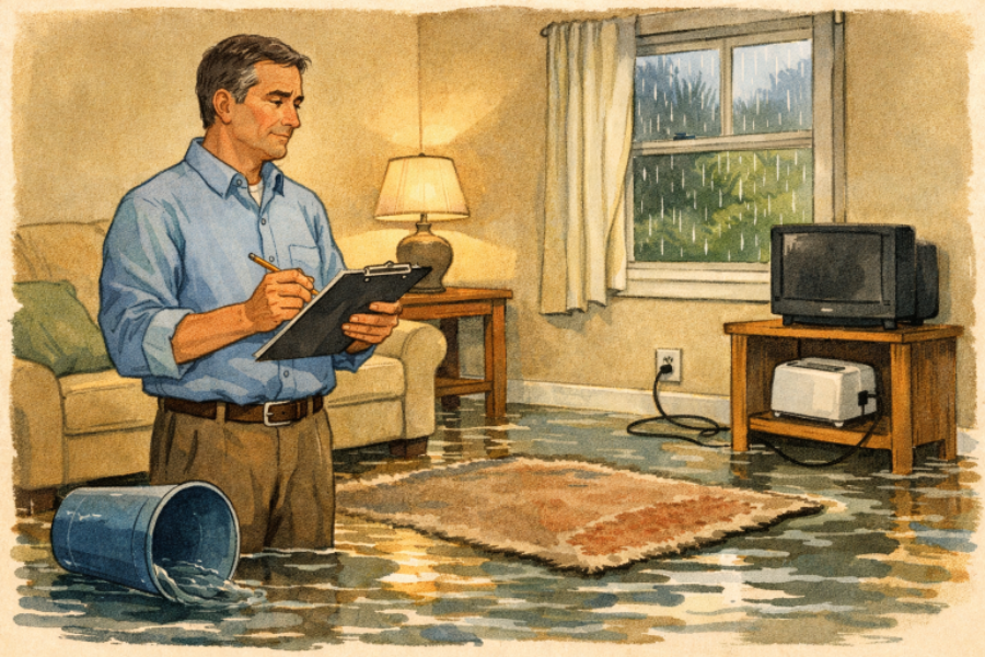 what to do after water damage