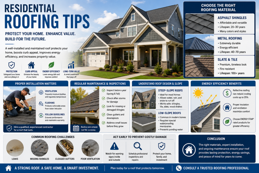 Residential Roofing Tips
